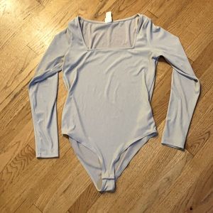 H&M beige longsleeve bodysuit